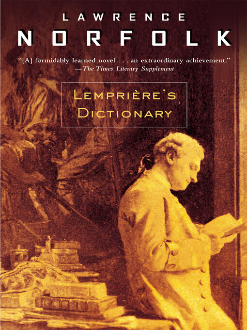 Title details for Lemprière's Dictionary by Lawrence Norfolk - Available